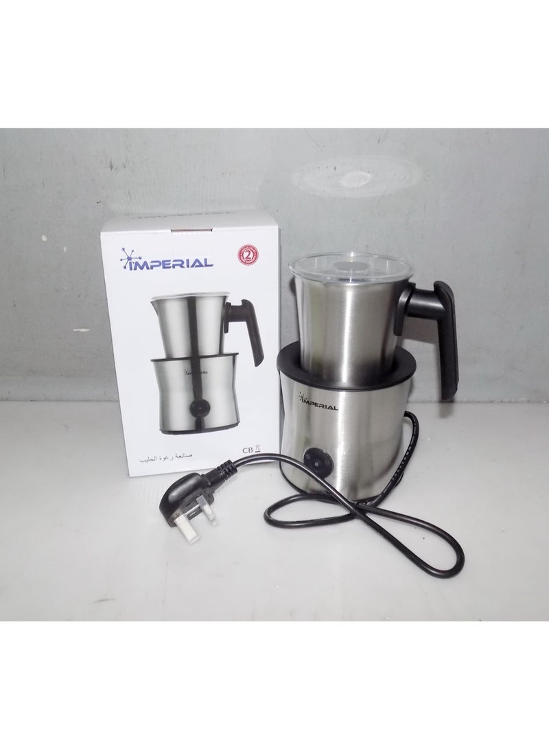 Imperial Stainless Steel Milk Frother – Electric Frothing Tool for Coffee & Beverages